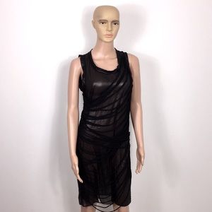 Jean Colonna sleeveless evening dress